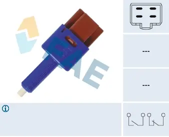 Brake light switch. Выключатель стоп сиганала FAE 24454