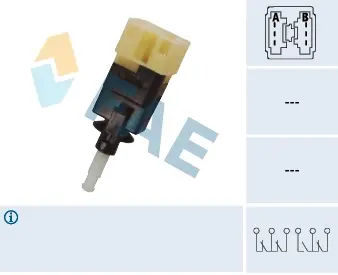 Brake light switch. Выключатель стоп сиганала FAE 24595