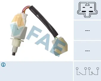 Brake light switch. Выключатель стоп сиганала FAE 24604