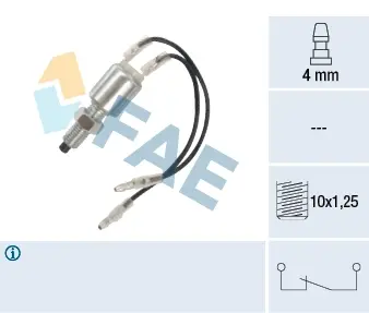 Brake light switch. Выключатель стоп сиганала FAE 25060