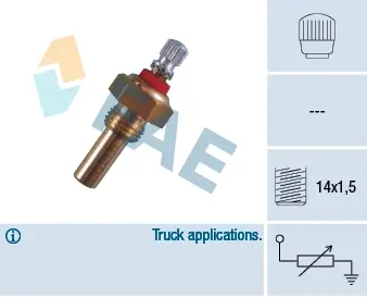 Coolant temperature sensor. Датчик температуры охлаждающей жидкости FAE 30130