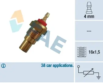 Coolant temperature sensor. Датчик температуры охлаждающей жидкости FAE 32160