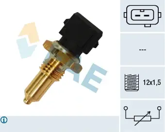 Sensor, coolant temperature. Датчик, температура охолоджуючої рідини FAE 33155