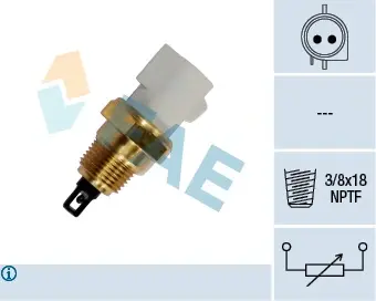 Coolant temperature sensor. Датчик температуры охлаждающей жидкости FAE 33440
