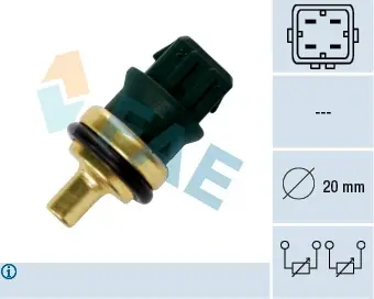 Coolant temperature sensor. Датчик температуры охлаждающей жидкости FAE 33782