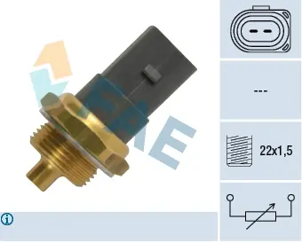 Coolant temperature sensor. Датчик температуры охлаждающей жидкости FAE 33786