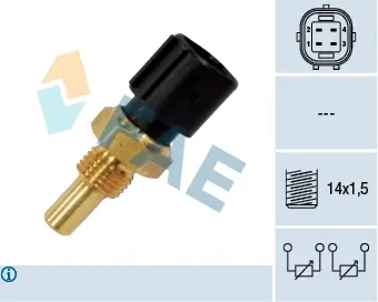 Coolant temperature sensor. Датчик температуры охлаждающей жидкости FAE 33860