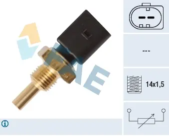 Coolant temperature sensor. Датчик температуры охлаждающей жидкости FAE 33920