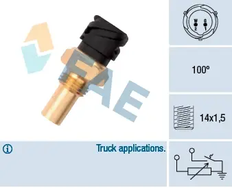 Coolant temperature sensor. Датчик температуры охлаждающей жидкости FAE 34375