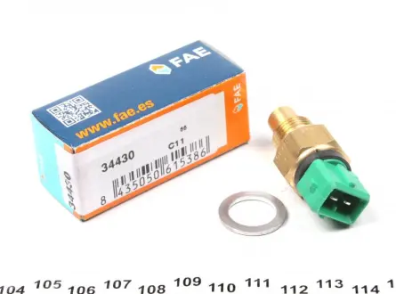 Coolant temperature sensor. Датчик температуры охлаждающей жидкости FAE 34430