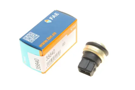 Coolant warning lamp temperature switch. Датчик сигнальной лампы охлаждающей жидкости FAE 35640