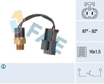 Radiator fan temperature switch. Датчик температуры вентилятора охлаждающей жидкости FAE 37760