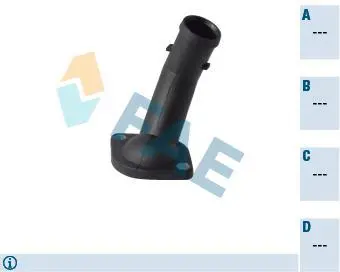 Thermostat housing element. Элемент системы охлаждения FAE 54303
