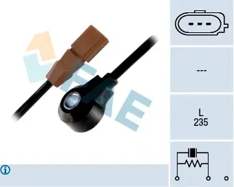 Ignition knock sensor. Датчик детонации FAE 60117