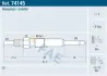 Glow plug. Свеча накаливания FAE 74145 (фото 1)