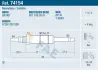 Glow plug. Свеча накаливания FAE 74154 (фото 1)