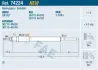 Glow plug. Свеча накаливания FAE 74224 (фото 1)
