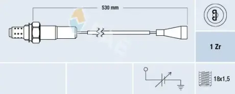 Oxygen sensor. Лямбда зонд, сенсор FAE 77100