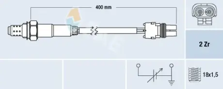 Oxygen sensor. Лямбда зонд, сенсор FAE 77104