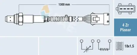 Oxygen sensor. Лямбда зонд, сенсор FAE 77284