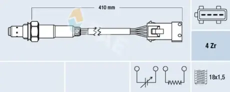 Oxygen sensor. Лямбда зонд, сенсор FAE 77432