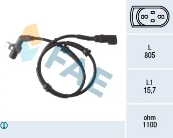 Wheel speed sensor. Датчик вращения колеса FAE 78041