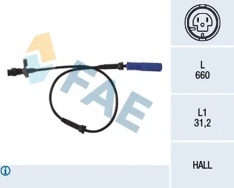 ABS sensor. Датчик ABS FAE 78045