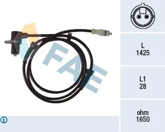 ABS sensor. Датчик ABS FAE 78067