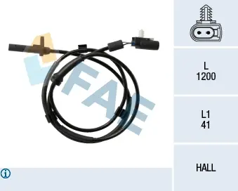ABS sensor. Датчик ABS FAE 78258