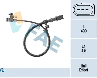 Crankshaft sensor. Датчик колінчастого валу FAE 79384