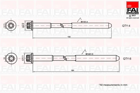 Автозапчасть FAI B1625