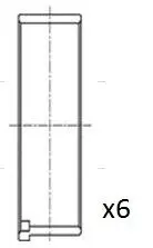 Вкладиши шатунні + 0.25 Opel 1.0 16V X10XE/Z10XE FAI BB2020-025