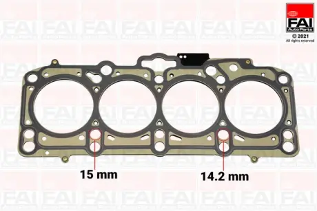 VW прокладка гбц Audi A3,A4,A6,Caddy III,Golf IV,V,T5,Passat,Touran,Skoda 1.9TDI 98- FAI HG1012A