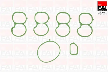 FIAT К-т прокладок (6шт) впускного колектора Doblo 1,6-2,0D Multijet 10- FAI IM1681