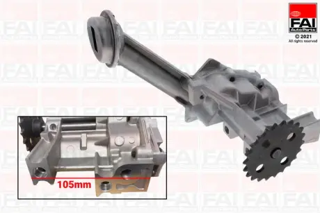 RENAULT помпа мастила Captur,Clio II,III,IV,Duster,Fluence,Grand Scenic II,III,Kadjar,Kangoo,Laguna III,Megane II,III,DB,Nissan FAI OP350