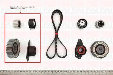Комплект ремня ГРМ FAI TBK440