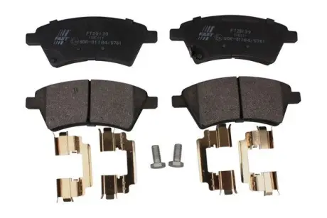Колодки гальмівні дискові передні комплект FIAT Sedici 06-14. SUZUKI SX-4 06-14 FAST FT29139