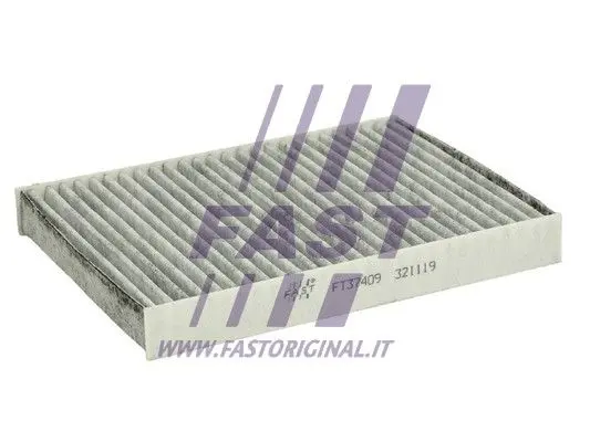 Фільтр салону вугільний прямий FIAT Doblo 00-13. Punto 03-10. Idea 03-12. Palio 96-20. LANCIA Musa 04-12 FAST FT37409 (фото 1)