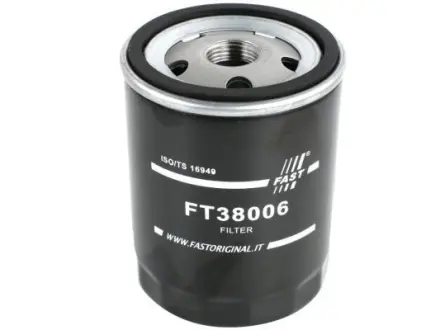 Фільтр масляний 1.8MPI 16V. 1.7D 8V. 1.7TD 8V. 1.9D 8V. 1.9TD 8V Fiat Ducato 94-02. Fiat Bravo 95-01. Fiat Palio 96-20 FAST FT38006