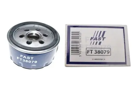 Фільтр масляний 1.6MPI 16V. 1.6MPI 8V. 1.4MPI 16V Renault Megane III 09-16. Renault Trafic 00-14. Nissan Qashqai 07-14 FAST FT38079
