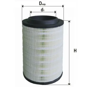 Air filter, primary. Фильтр воздушный, основной FAUN 99707008877