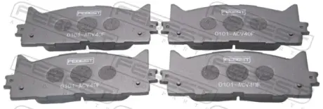 Комплект тормозных колодок, дисковый тормоз FEBEST 0101ACV40F