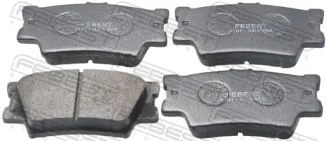 Комплект тормозных колодок, дисковый тормоз FEBEST 0101ACV40R