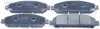 Комплект тормозных колодок, дисковый тормоз FEBEST 0101AGV10F (фото 1)