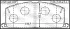 Комплект тормозных колодок, дисковый тормоз FEBEST 0101CE105F (фото 2)