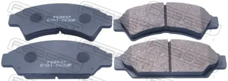 Комплект тормозных колодок, дисковый тормоз FEBEST 0101CV30F