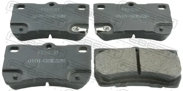 Комплект тормозных колодок, дисковый тормоз FEBEST 0101GSE22R (фото 1)