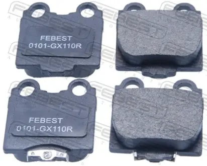 Комплект тормозных колодок, дисковый тормоз FEBEST 0101GX110R