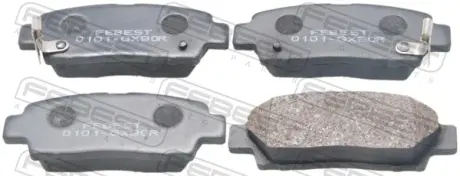 Комплект тормозных колодок, дисковый тормоз FEBEST 0101GX90R