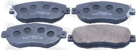 Комплект тормозных колодок, дисковый тормоз FEBEST 0101GXE10F